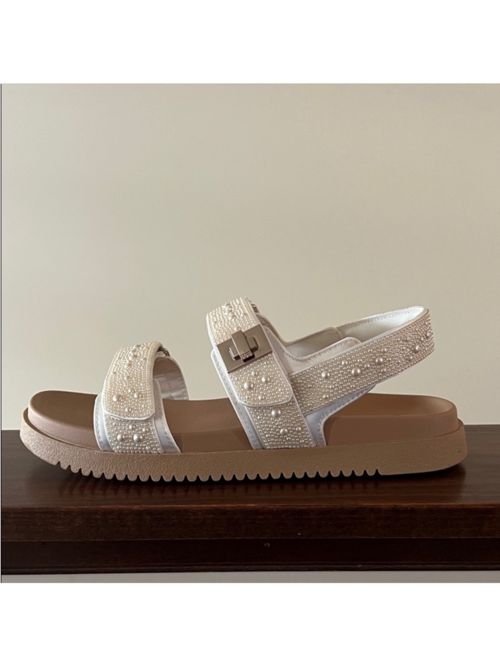 a new day  Women's Jonie Footbed Sandals .